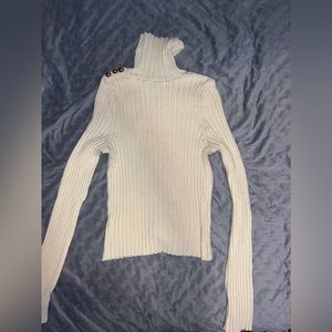 Cream turtle neck sweater